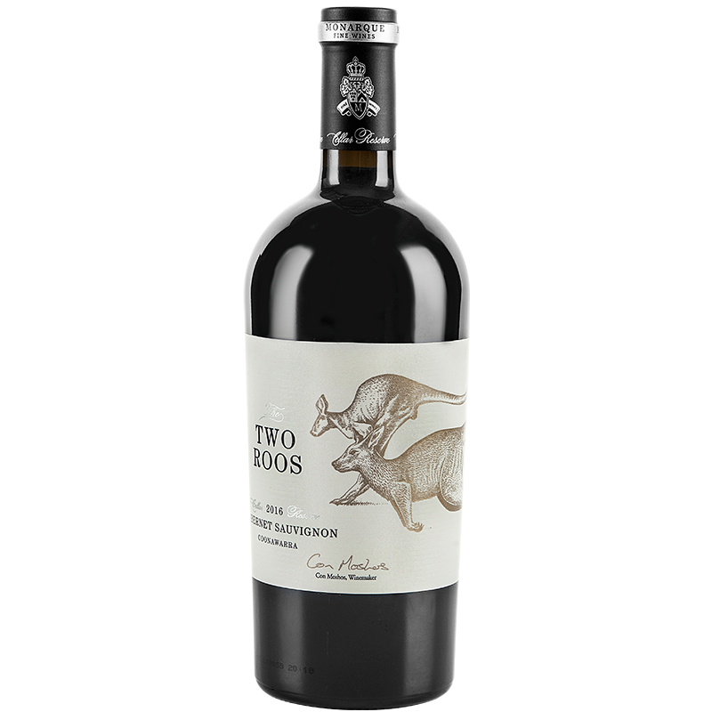 摩纳克2016签名款袋鼠赤霞珠干红葡萄酒 